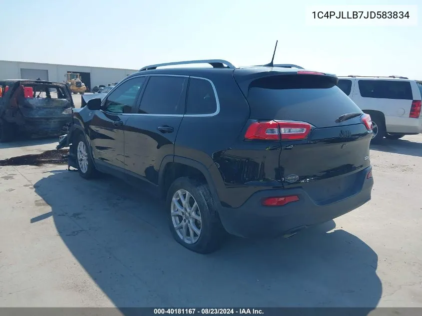 1C4PJLLB7JD583834 2018 Jeep Cherokee Latitude Plus Fwd