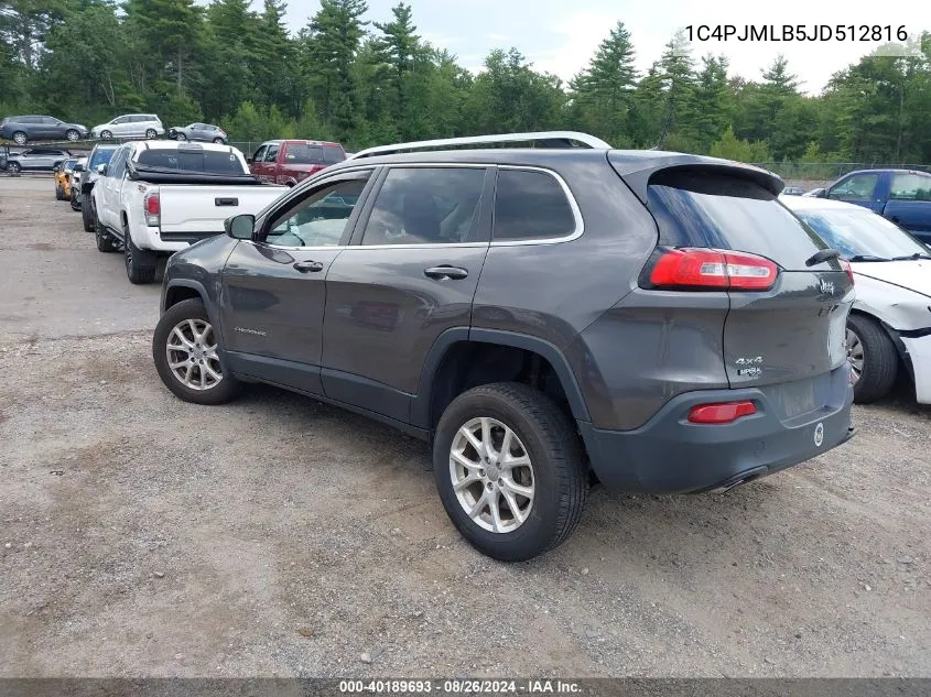 1C4PJMLB5JD512816 2018 Jeep Cherokee Latitude Plus 4X4