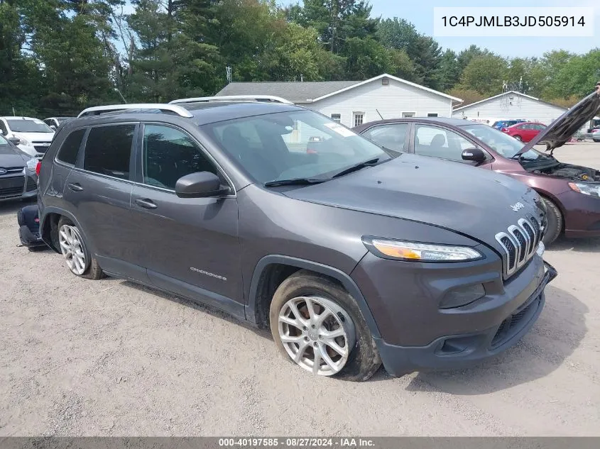 2018 Jeep Cherokee Latitude Plus 4X4 VIN: 1C4PJMLB3JD505914 Lot: 40197585