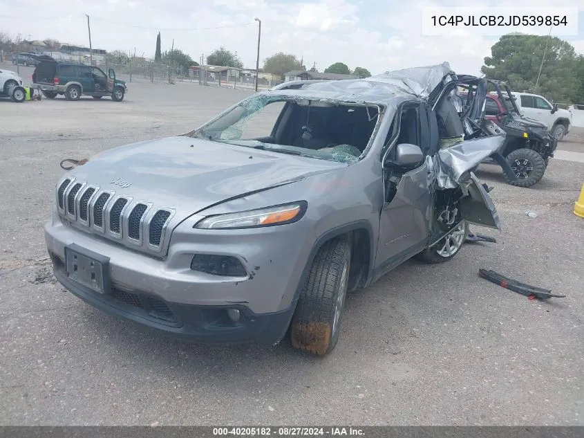 2018 Jeep Cherokee Latitude Fwd VIN: 1C4PJLCB2JD539854 Lot: 40205182