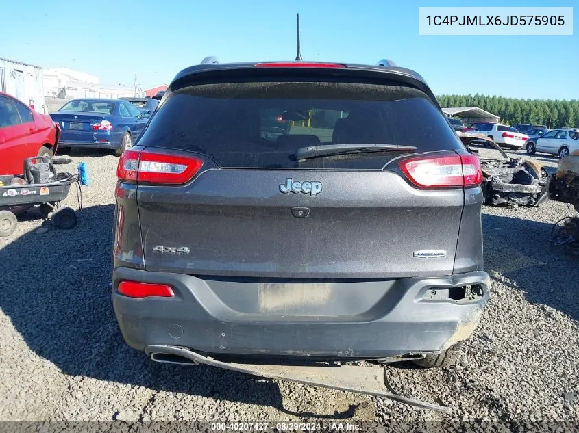 2018 Jeep Cherokee Latitude Plus 4X4 VIN: 1C4PJMLX6JD575905 Lot: 40207427