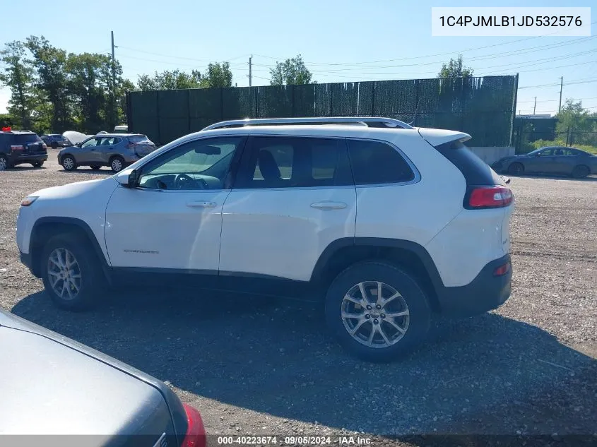 2018 Jeep Cherokee Latitude Plus VIN: 1C4PJMLB1JD532576 Lot: 40223674