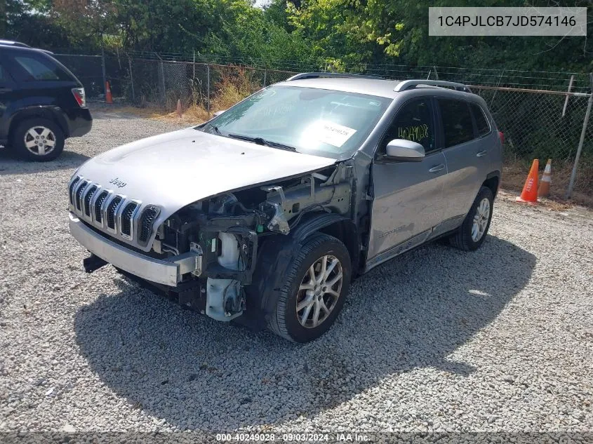 1C4PJLCB7JD574146 2018 Jeep Cherokee Latitude Fwd