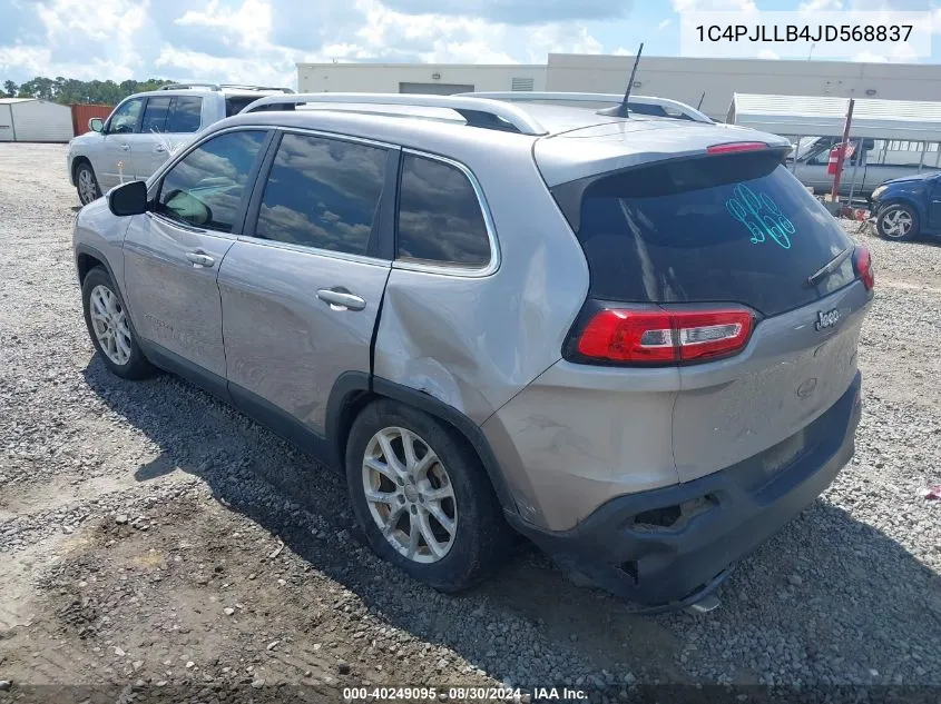 1C4PJLLB4JD568837 2018 Jeep Cherokee Latitude Plus Fwd