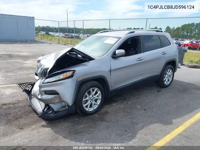 2018 Jeep Cherokee Latitude Fwd VIN: 1C4PJLCB8JD596124 Lot: 40259152