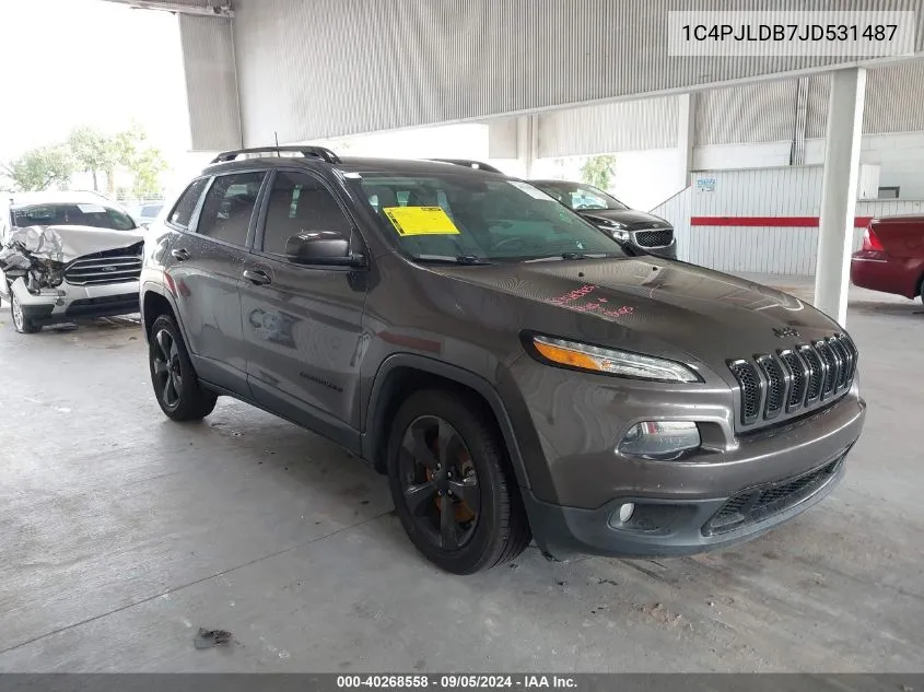 1C4PJLDB7JD531487 2018 Jeep Cherokee Limited Fwd