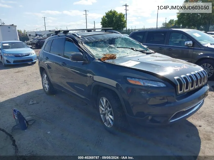 1C4PJMDX9JD603050 2018 Jeep Cherokee Limited