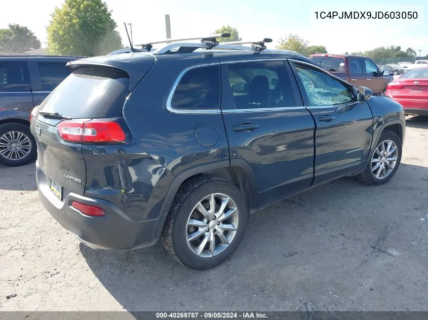 1C4PJMDX9JD603050 2018 Jeep Cherokee Limited