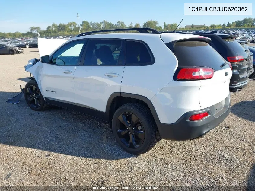 2018 Jeep Cherokee Latitude VIN: 1C4PJLCB3JD620362 Lot: 40274129