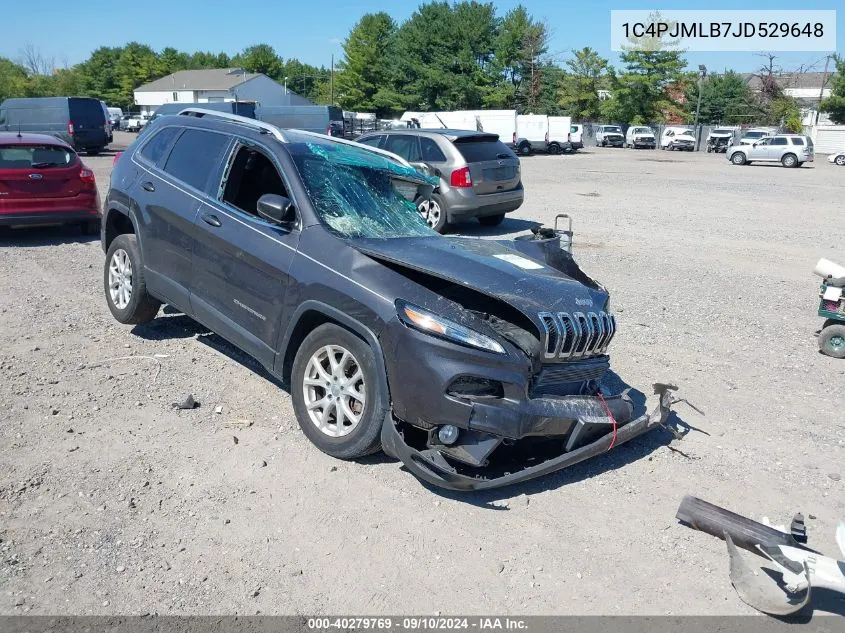 2018 Jeep Cherokee Latitude Plus VIN: 1C4PJMLB7JD529648 Lot: 40279769