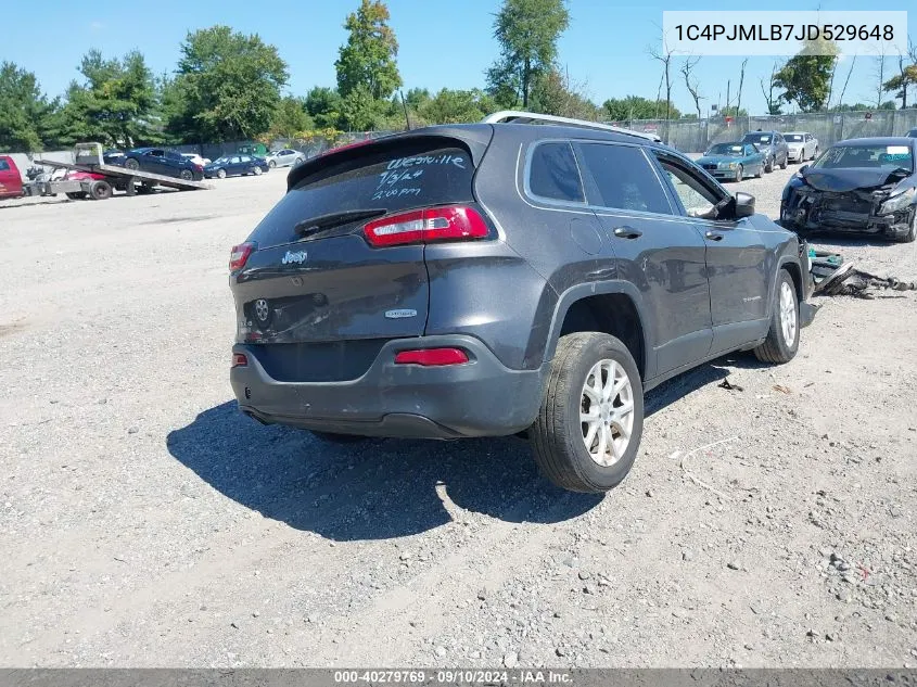 2018 Jeep Cherokee Latitude Plus VIN: 1C4PJMLB7JD529648 Lot: 40279769