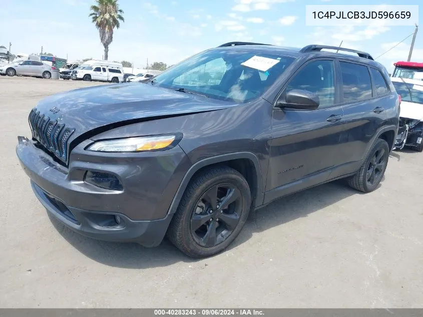 1C4PJLCB3JD596659 2018 Jeep Cherokee Latitude Fwd