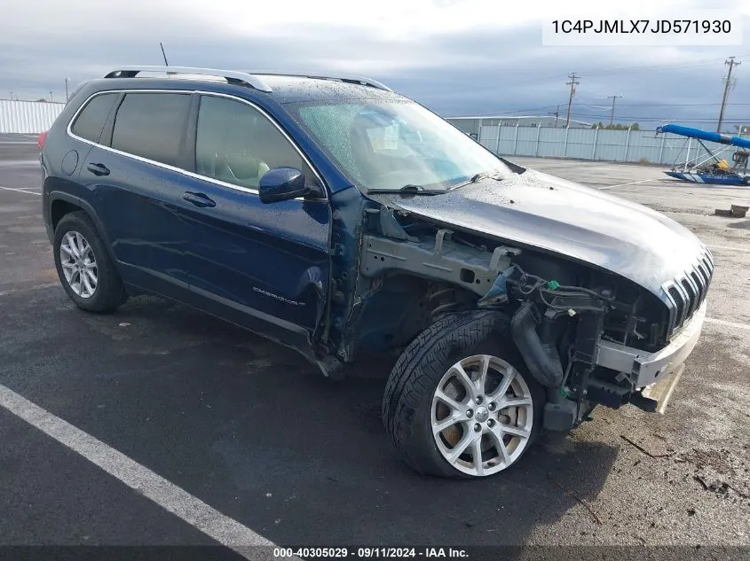 2018 Jeep Cherokee Latitude Plus VIN: 1C4PJMLX7JD571930 Lot: 40305029