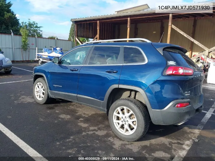 1C4PJMLX7JD571930 2018 Jeep Cherokee Latitude Plus