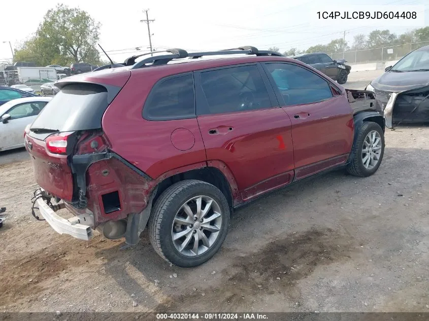 1C4PJLCB9JD604408 2018 Jeep Cherokee Latitude Tech Connect Fwd