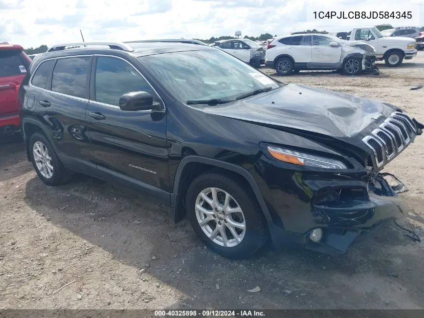 1C4PJLCB8JD584345 2018 Jeep Cherokee Latitude Fwd