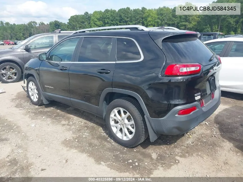 2018 Jeep Cherokee Latitude Fwd VIN: 1C4PJLCB8JD584345 Lot: 40325898