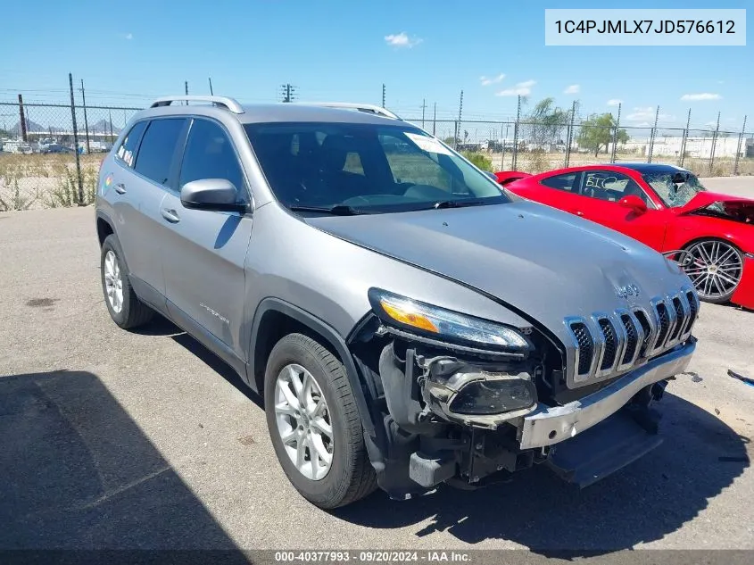 2018 Jeep Cherokee Latitude Plus 4X4 VIN: 1C4PJMLX7JD576612 Lot: 40377993