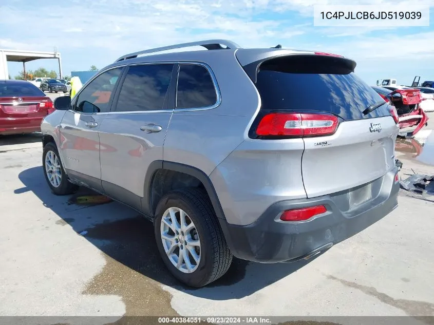 2018 Jeep Cherokee Latitude Fwd VIN: 1C4PJLCB6JD519039 Lot: 40384051