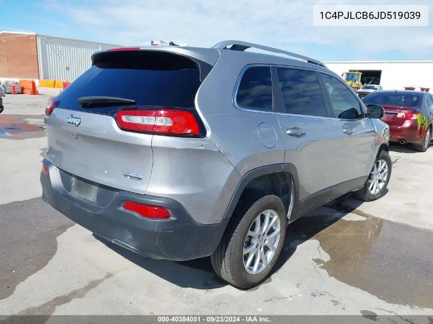 2018 Jeep Cherokee Latitude Fwd VIN: 1C4PJLCB6JD519039 Lot: 40384051