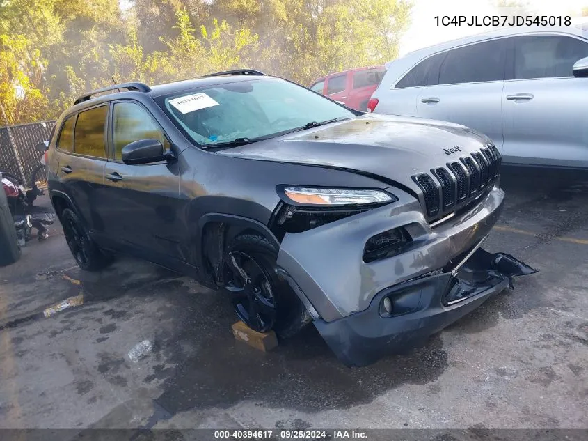 2018 Jeep Cherokee Latitude Fwd VIN: 1C4PJLCB7JD545018 Lot: 40394617