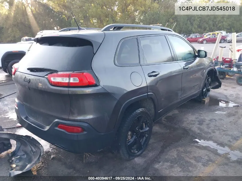 1C4PJLCB7JD545018 2018 Jeep Cherokee Latitude Fwd