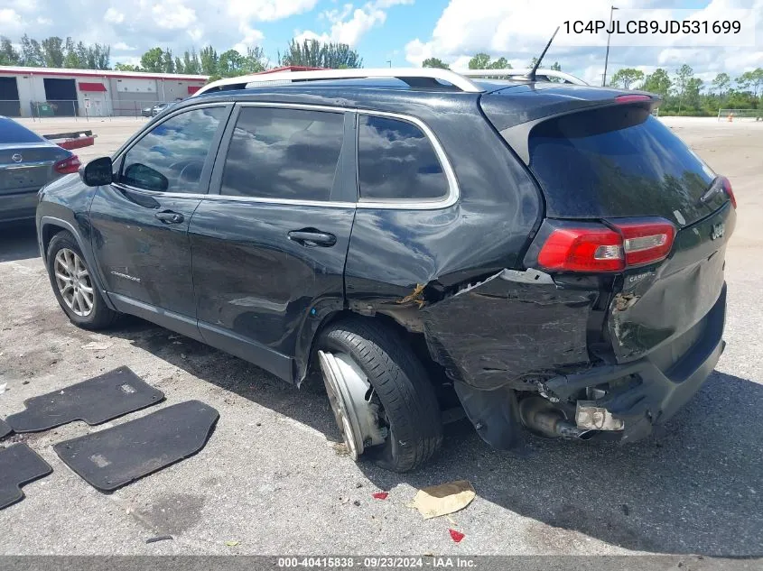 2018 Jeep Cherokee Latitude Fwd VIN: 1C4PJLCB9JD531699 Lot: 40415838