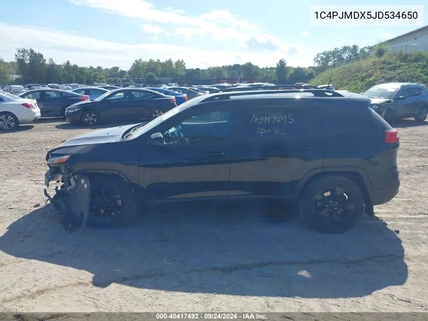 2018 Jeep Cherokee Limited 4X4 VIN: 1C4PJMDX5JD534650 Lot: 40417493