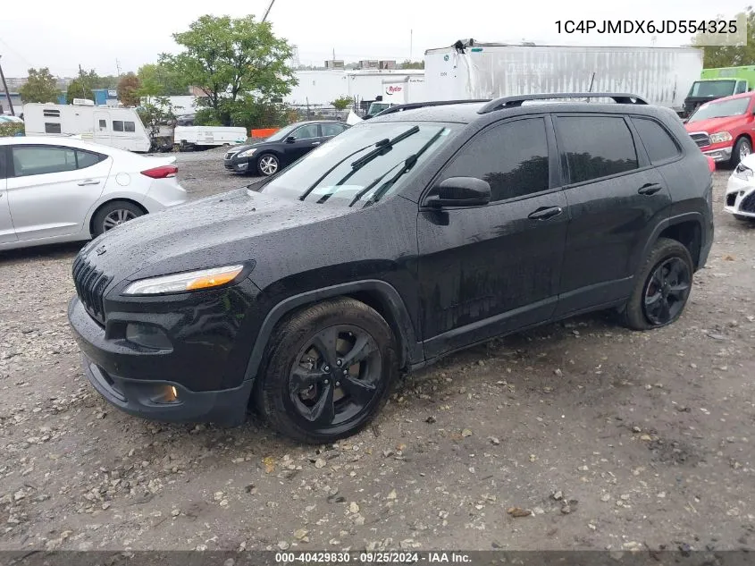 2018 Jeep Cherokee Limited 4X4 VIN: 1C4PJMDX6JD554325 Lot: 40429830