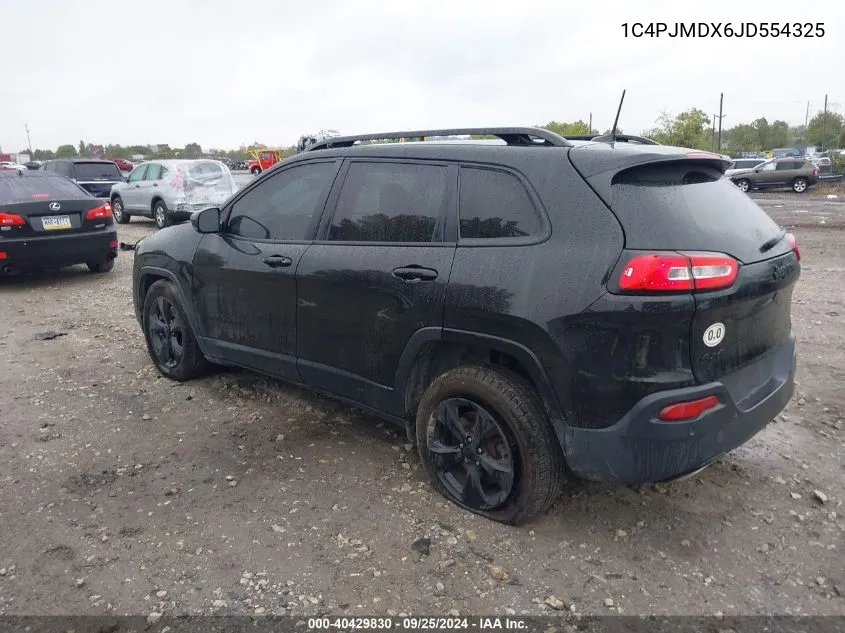 2018 Jeep Cherokee Limited 4X4 VIN: 1C4PJMDX6JD554325 Lot: 40429830