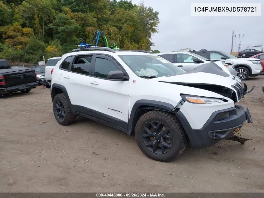 2018 Jeep Cherokee Trailhawk VIN: 1C4PJMBX9JD578721 Lot: 40445006