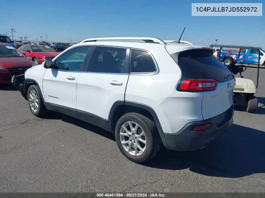 1C4PJLLB7JD552972 2018 Jeep Cherokee Latitude Plus Fwd