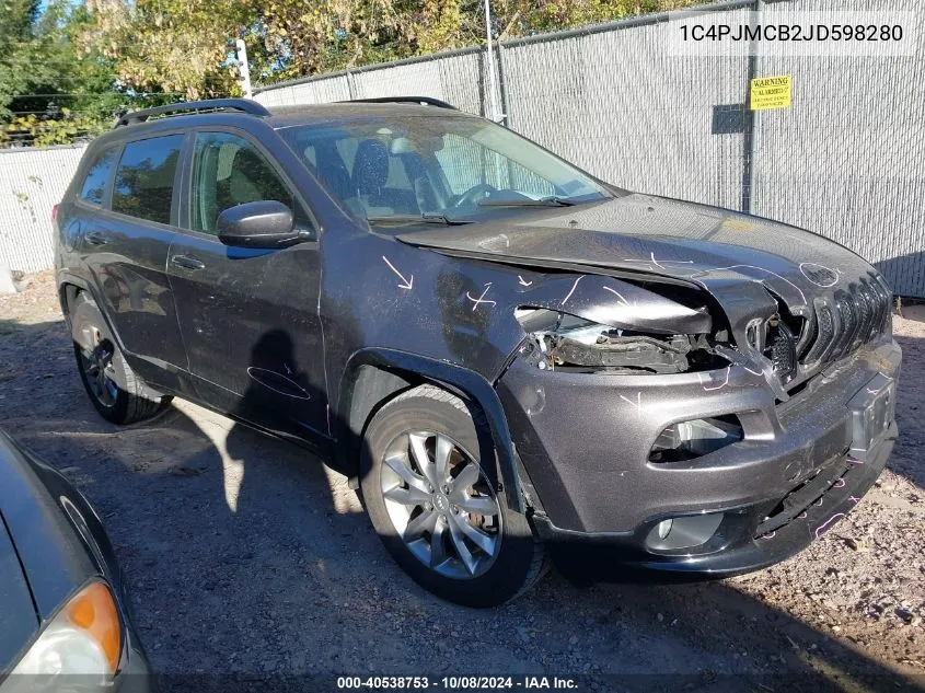 2018 Jeep Cherokee Latitude VIN: 1C4PJMCB2JD598280 Lot: 40538753