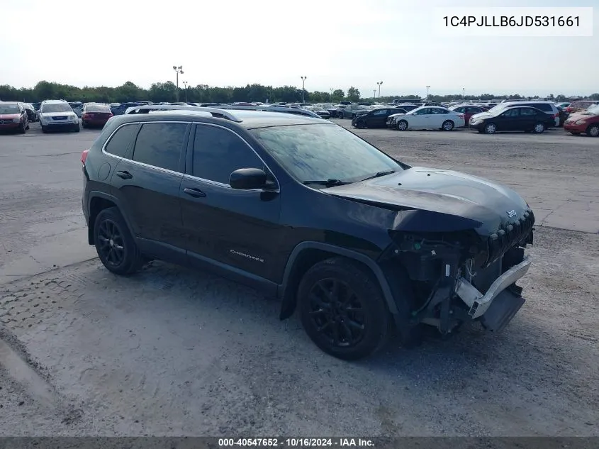 2018 Jeep Cherokee Latitude Plus Fwd VIN: 1C4PJLLB6JD531661 Lot: 40547652