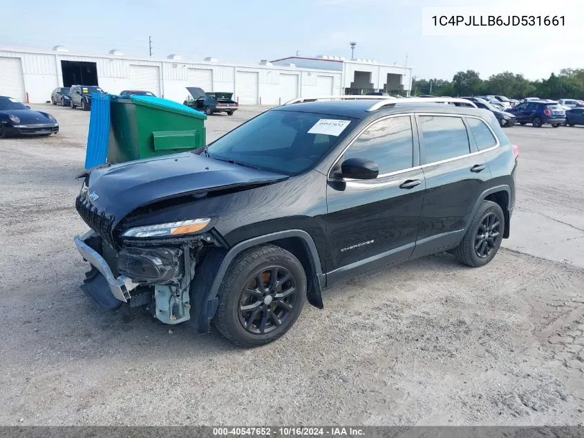 2018 Jeep Cherokee Latitude Plus Fwd VIN: 1C4PJLLB6JD531661 Lot: 40547652