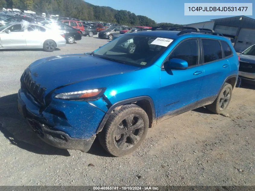 2018 Jeep Cherokee Limited Fwd VIN: 1C4PJLDB4JD531477 Lot: 40565741