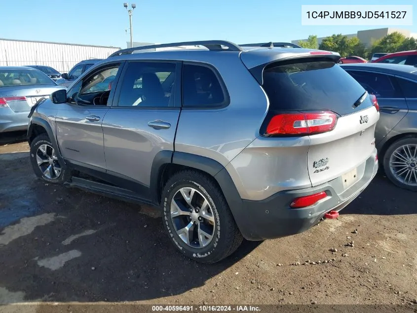 2018 Jeep Cherokee Trailhawk 4X4 VIN: 1C4PJMBB9JD541527 Lot: 40596491