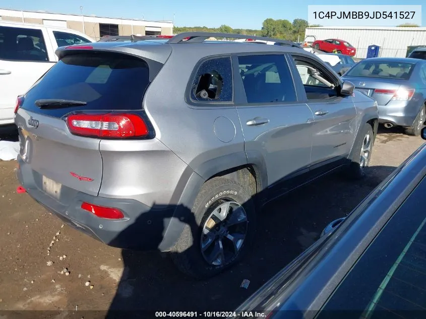 2018 Jeep Cherokee Trailhawk 4X4 VIN: 1C4PJMBB9JD541527 Lot: 40596491