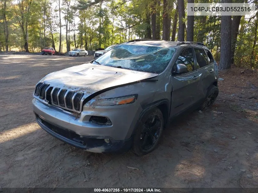 2018 Jeep Cherokee Latitude Fwd VIN: 1C4PJLCB3JD552516 Lot: 40637255