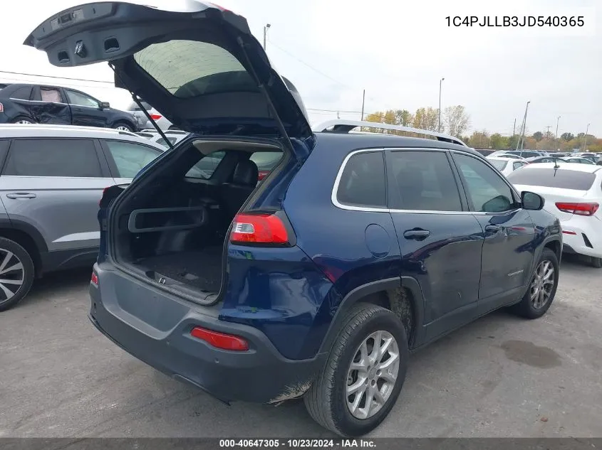 1C4PJLLB3JD540365 2018 Jeep Cherokee Latitude Plus Fwd