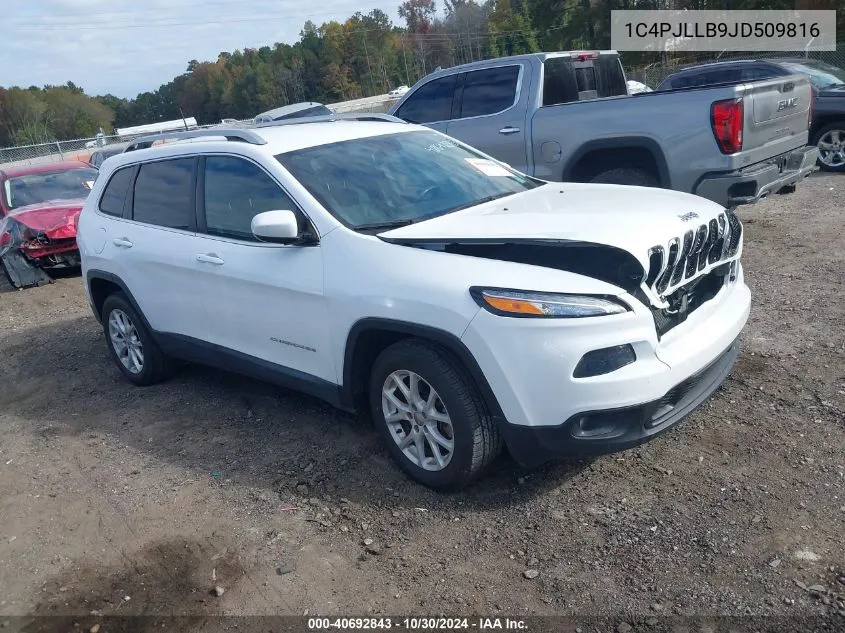 1C4PJLLB9JD509816 2018 Jeep Cherokee Latitude Plus Fwd