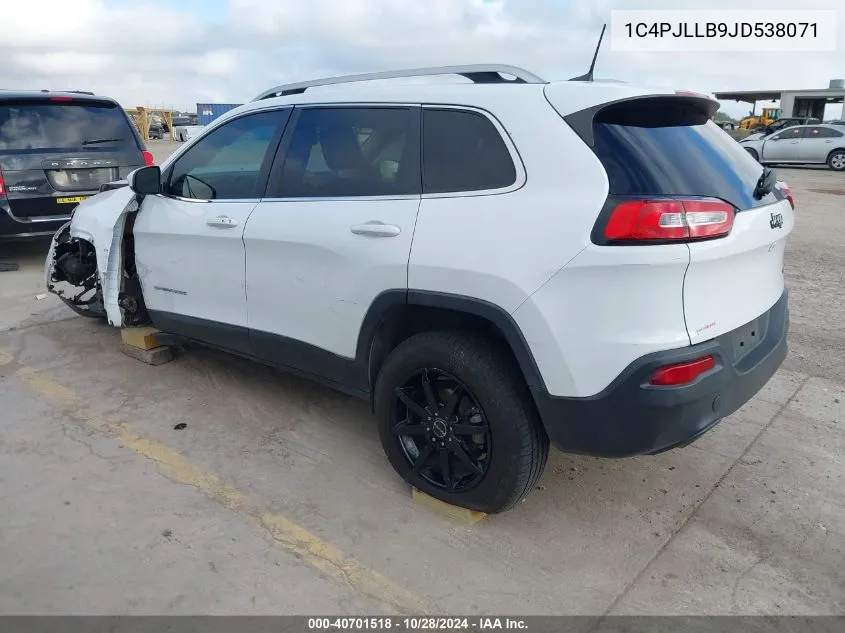 2018 Jeep Cherokee Latitude Plus Fwd VIN: 1C4PJLLB9JD538071 Lot: 40701518