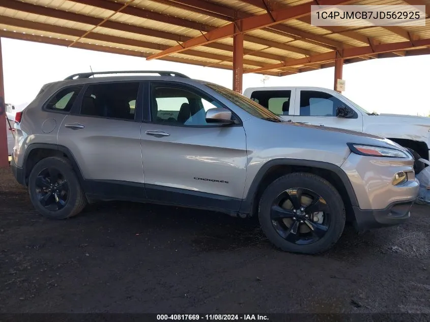 2018 Jeep Cherokee Latitude 4X4 VIN: 1C4PJMCB7JD562925 Lot: 40817669