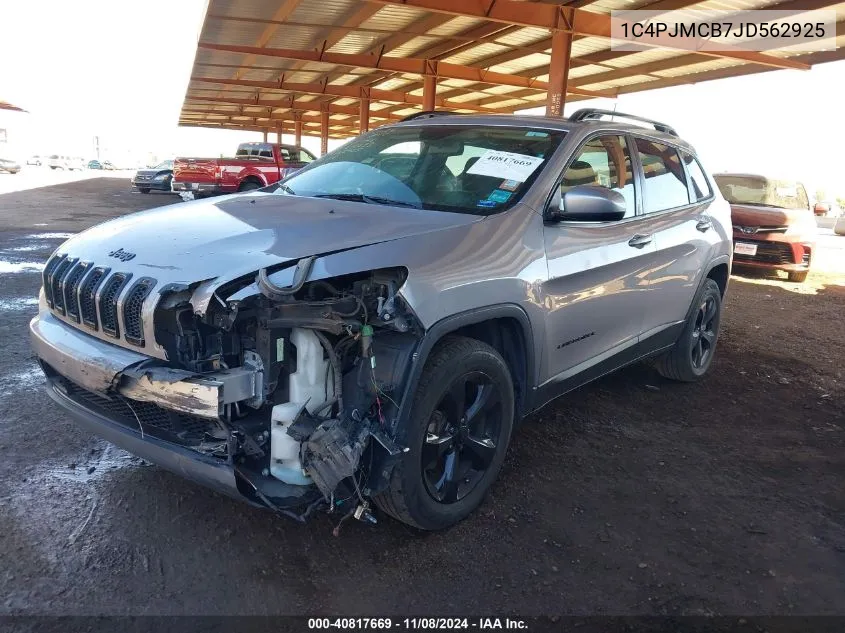 2018 Jeep Cherokee Latitude 4X4 VIN: 1C4PJMCB7JD562925 Lot: 40817669