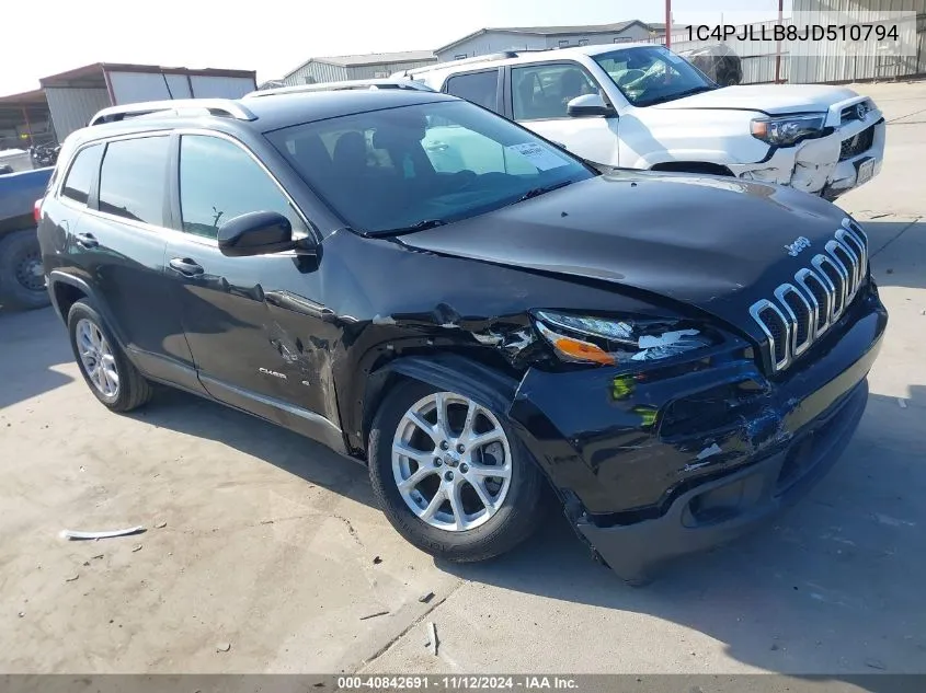 1C4PJLLB8JD510794 2018 Jeep Cherokee Latitude Plus Fwd