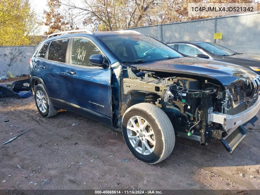 2018 Jeep Cherokee Latitude Plus 4X4 VIN: 1C4PJMLX4JD521342 Lot: 40869614