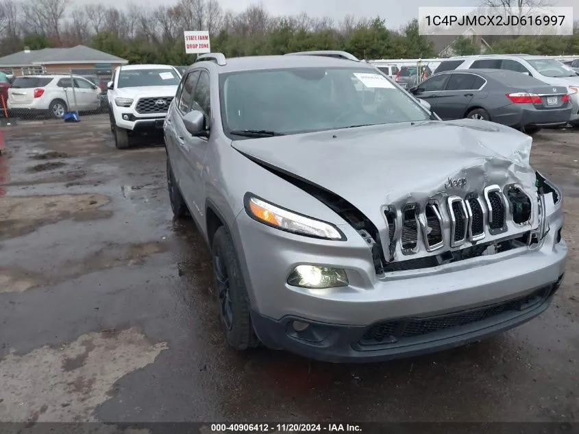 2018 Jeep Cherokee Latitude 4X4 VIN: 1C4PJMCX2JD616997 Lot: 40906412