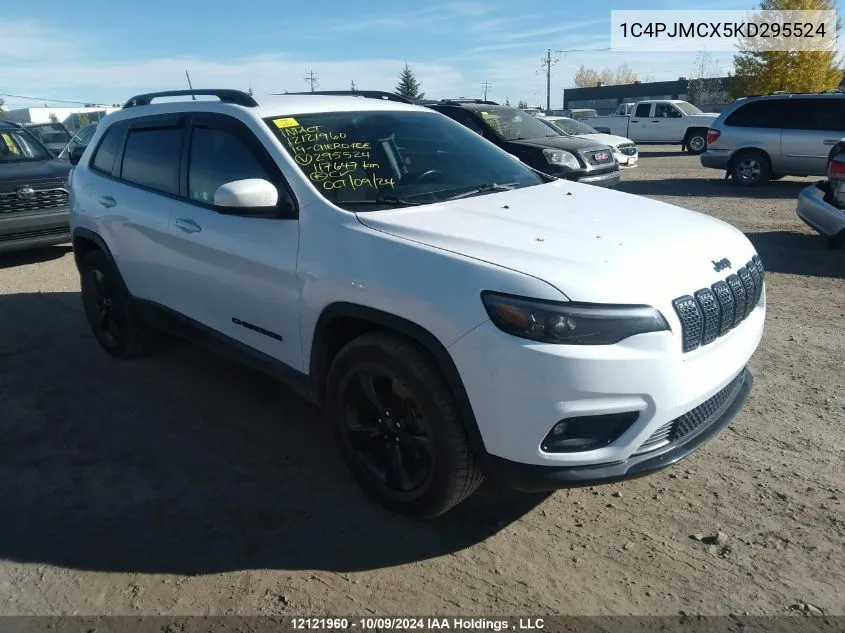 2019 Jeep Cherokee Latitude VIN: 1C4PJMCX5KD295524 Lot: 12121960