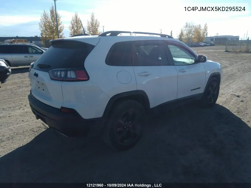 2019 Jeep Cherokee Latitude VIN: 1C4PJMCX5KD295524 Lot: 12121960