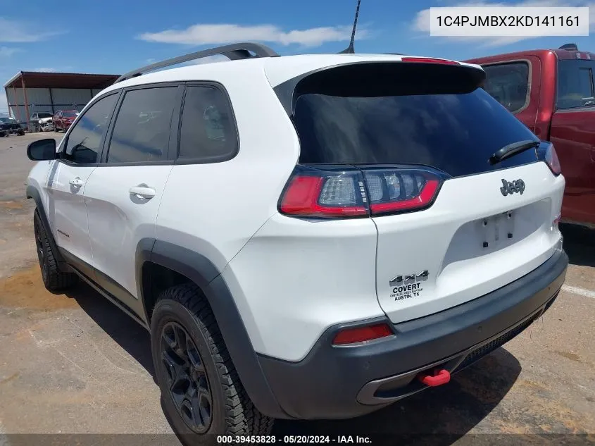 2019 Jeep Cherokee Trailhawk 4X4 VIN: 1C4PJMBX2KD141161 Lot: 39453828